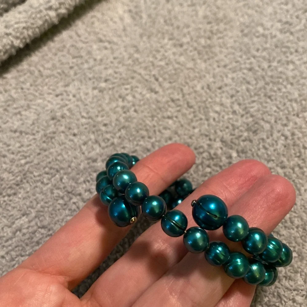 Honora pearls teal bracelet - Picture 2 of 3